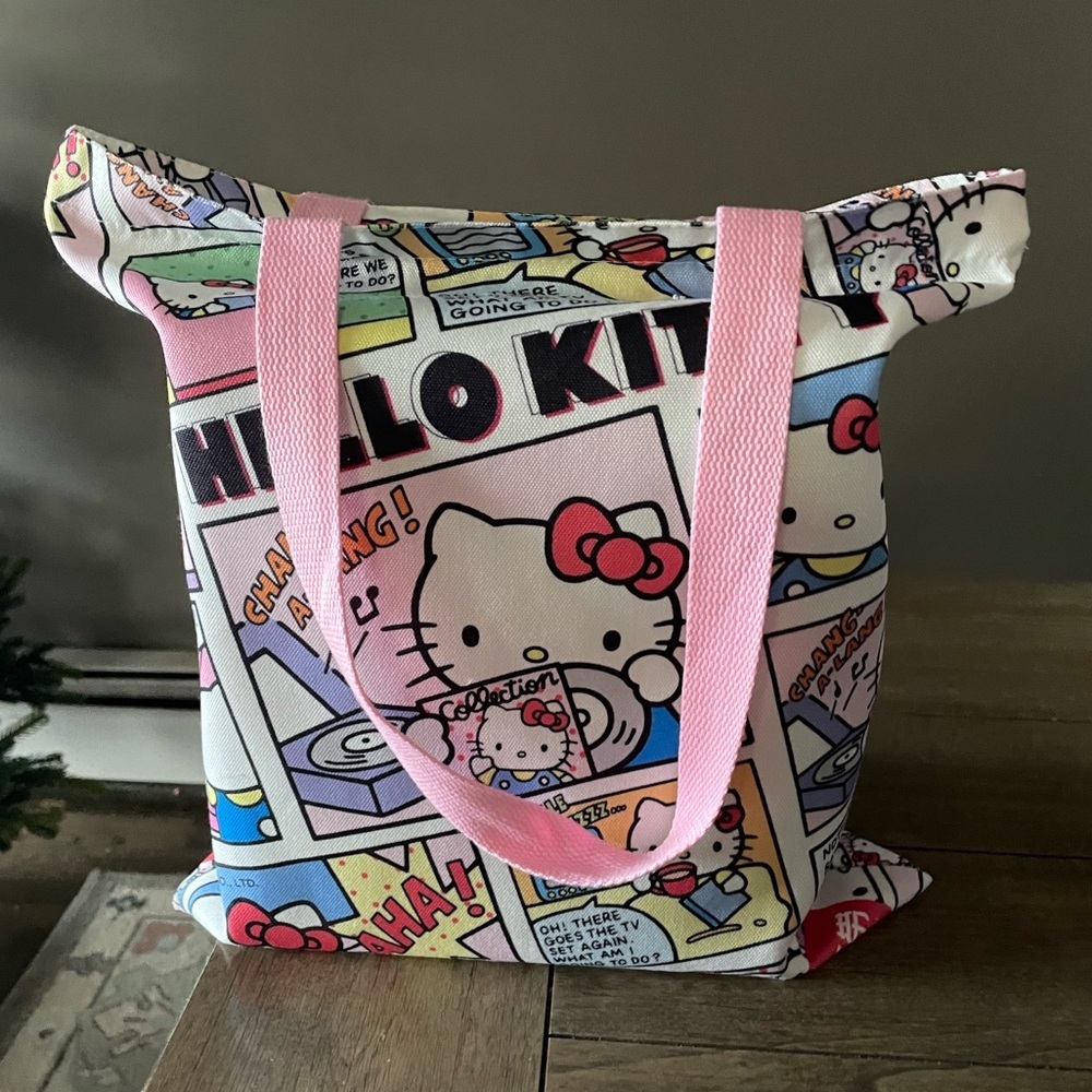 Hello Kitty- Comics Style Shoulder Canvas Bag - Picture 7 of 8